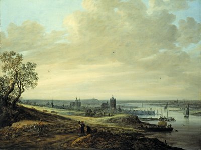 Paysage panoramique avec vue sur Arnhem - Jan Josephsz van Goyen